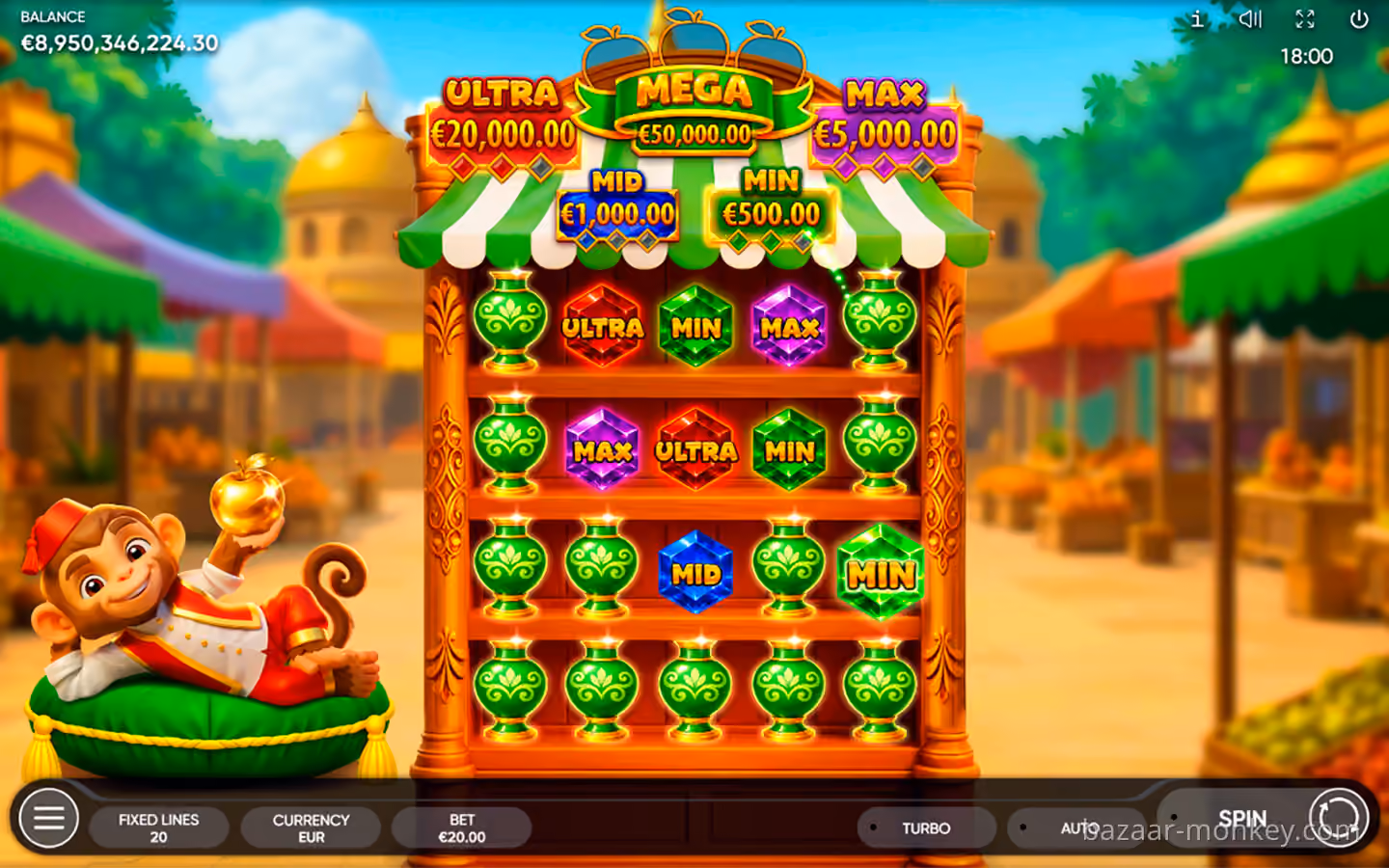 Bazaar Monkey base game